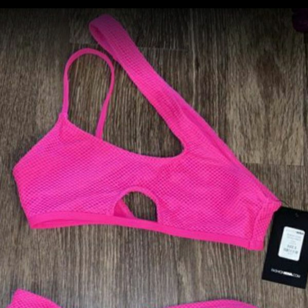 Fashion Nova Hot Pink Bathing Suit